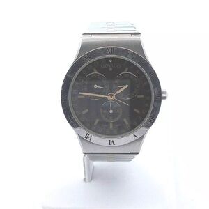 Designer $750 Stainless Steel Movado Moon Phase Triple Calendar Watch